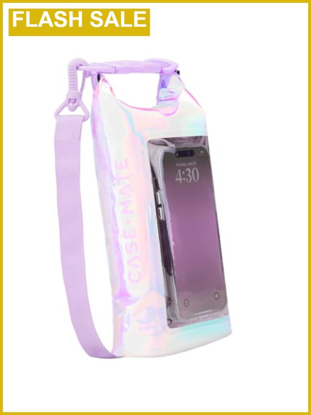 2L Waterproof Dry Bag IP68 Sandproof Touchscreen Phone Window Adjustable Strap